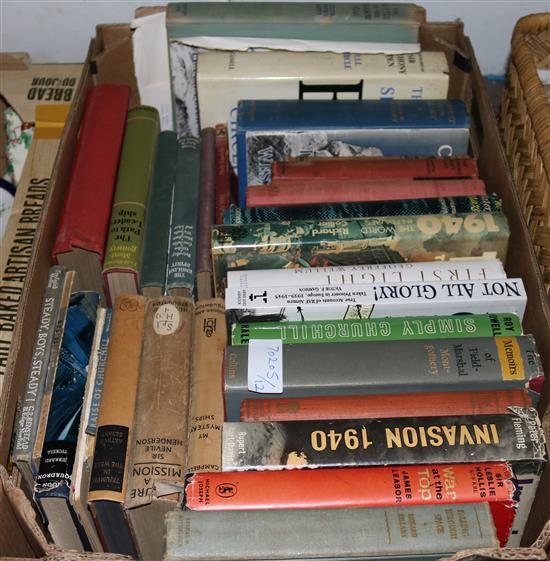 Wartme books, RAF & Churchill, travel & country, cricket, literature, biographies, etc